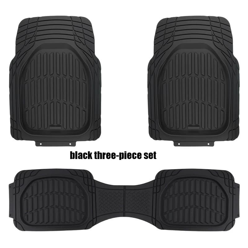 Tapis de sol universels en PVC pour voiture, ensemble de 3 pièces, antidérapants, imperméables, dura