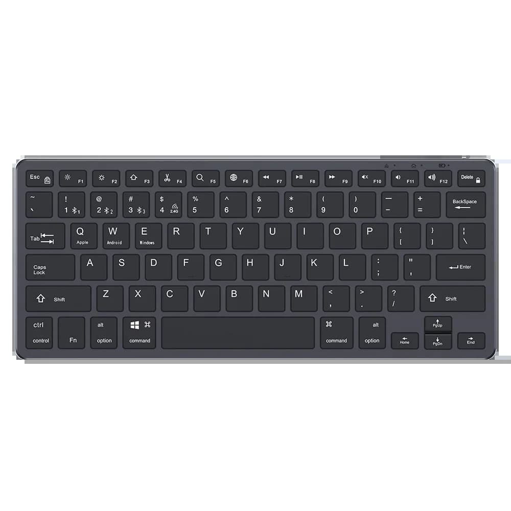 Clavier sans fil multi-appareils Lenovo M150K Bluetooth Slim Dual Mode 2.4G Windows macOS iOS Androi