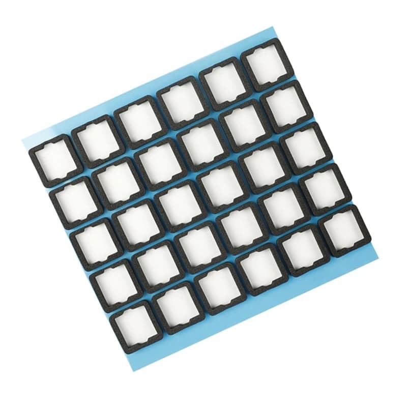 Amortisseurs de son pour clavier, 120 pièces, 3.5mm, en coton doux, simple, silencieux en mousse
