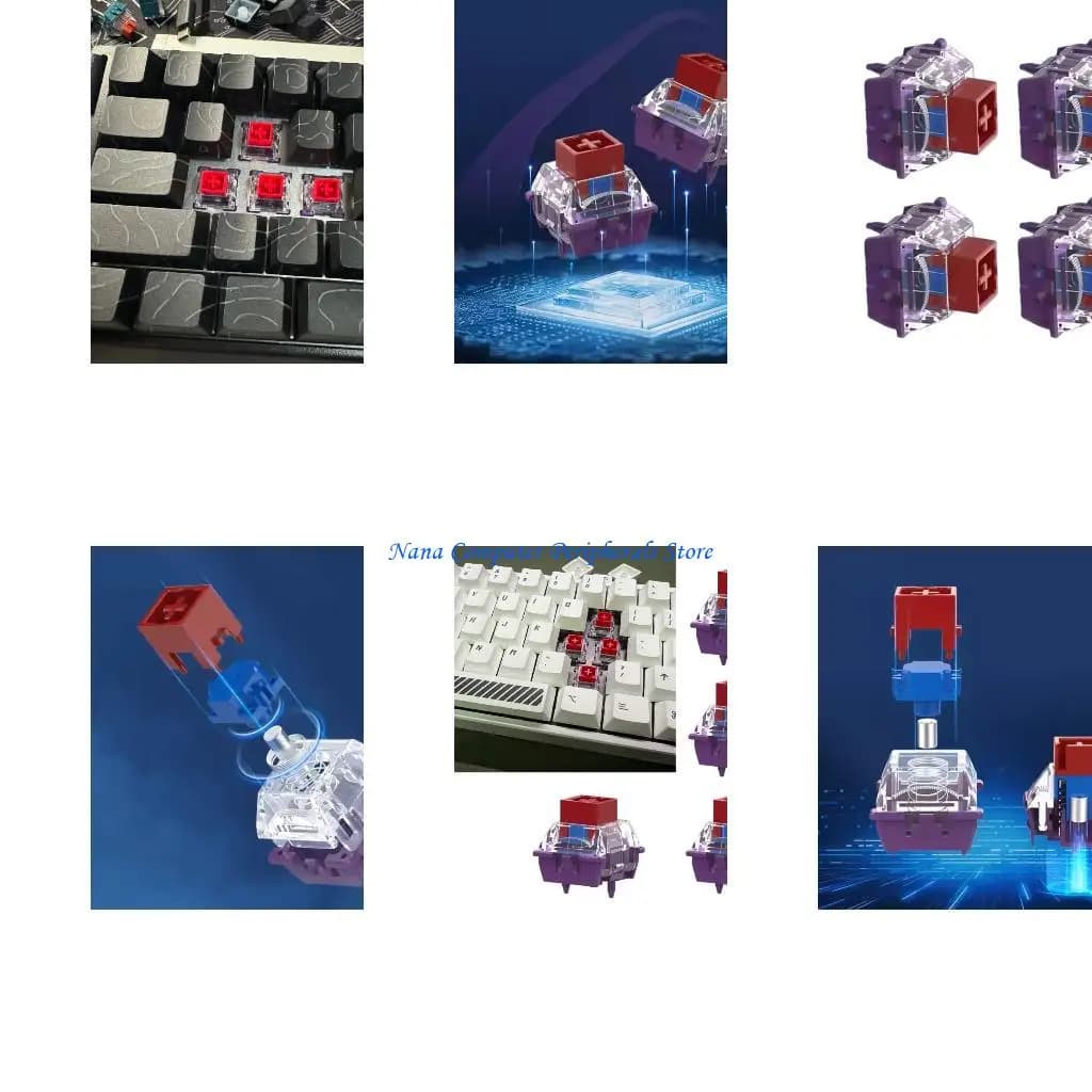 F68C MAGNETINE commutateurs Keyboards interrupteurs ergonomiques pour le typage silencieux