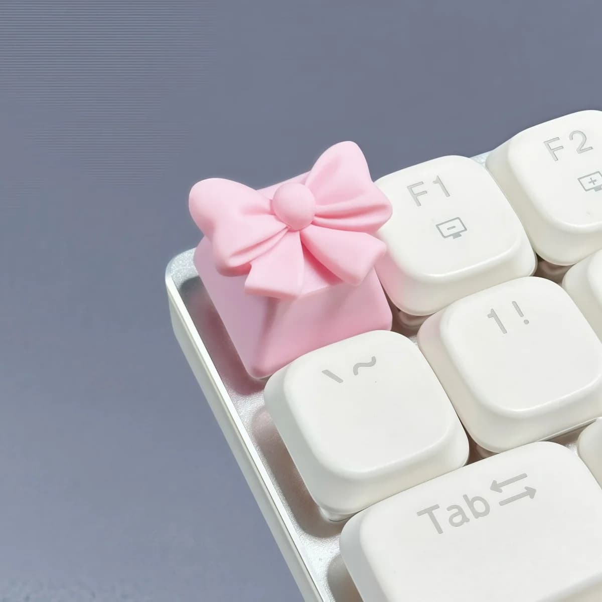 DlY personnalisé original résine mignon arc keycap axe transversal clavier mécanique keycap simple m