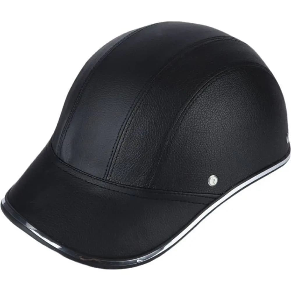 Casquette de Baseball classique Style casque de vélo sangle réglable sécurité moto demi-casque dur d