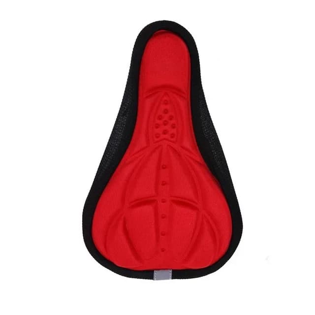 Selle de vélo 3D, coussin de siège de vélo, couverture souple, confortable, respirante, en mousse ép