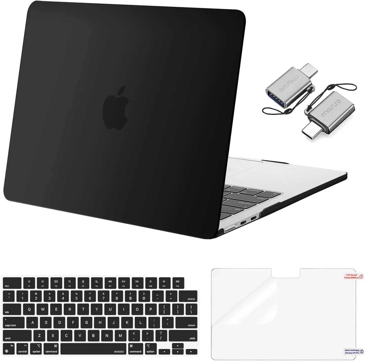 MOSISO pour MacBook Air 13 13,6 pouces Coque 2025-22 M4 A3240 M3 A3113 M2 A2681 pour Macbook Pro 14