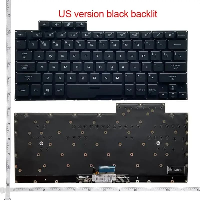 Clavier d'ordinateur portable anglais/russe, pour ASUS Zeprus 14 GA401 GA401U GA401M GA401Q GA401I G