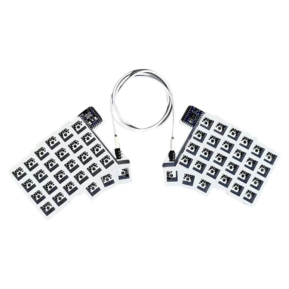Clavier fendu clavier Programmable filaire échange à chaud clavier gauche droite Support QMK/VIAL cl