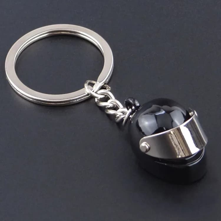 Casque de moto personnalisé, petit cadeau, porte-clés créatif, clé de voiture, JOPendant