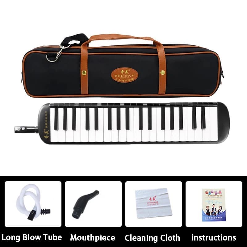 Mélodica professionnel 37 touches clavier Musical pour enfants orgue buccal mélodie embout bouton ac