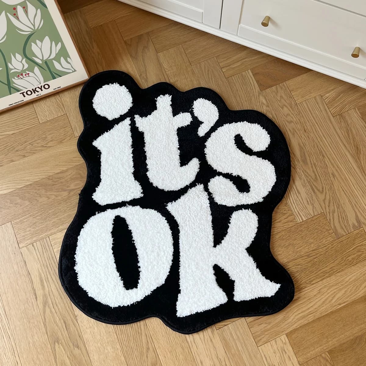 It's OK lea-Peluche moelleuse tuftée faite à la main, salon, chambre à coucher, dortoir, décoration