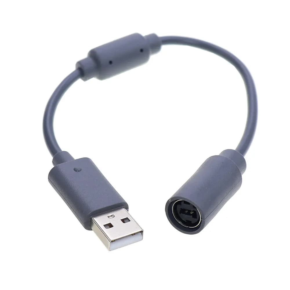 Adaptateur de câble USB de remplacement pour Xbox 360, câbles de jeu filaires, connexion de contrôle