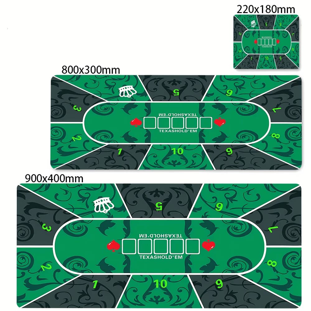 Tapis de Poker professionnel 50x100cm, nappe de Poker Texas Holdem, couverture de Table de Poker Por