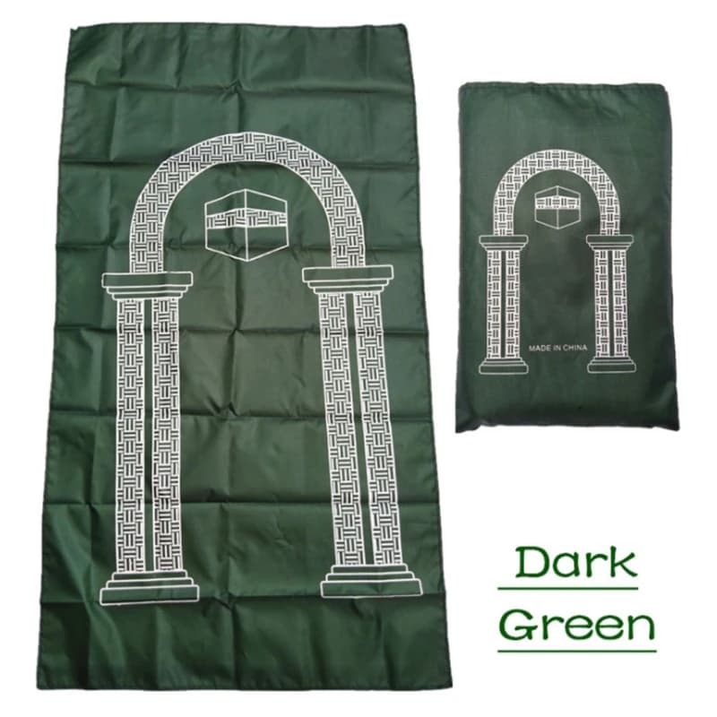 Tapis de prière musulman portable, prière de voyage, polymères de prière, islamique, arabe, à genoux