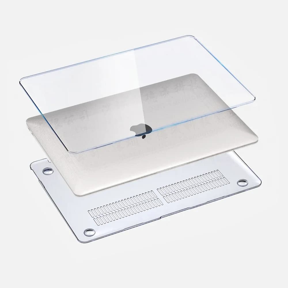 Étui transparent pour ordinateur portable Macbook Air 13.6 M4 15 M3, coque rigide pour Mac Book Neo