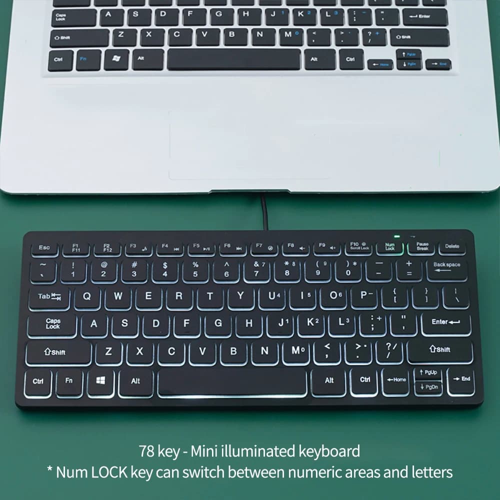 Clavier filaire Portable pour ordinateur Portable, Mini clavier externe, accessoires informatiques