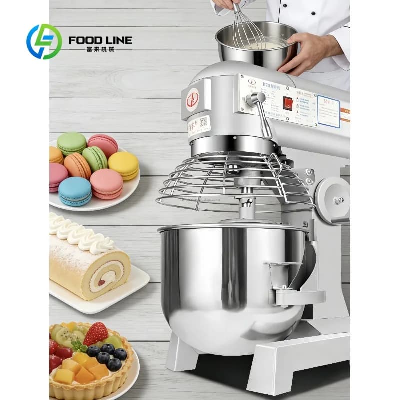 Mélangeur de pâte multifonctionnel Commercial personnalisé 10-40l, remplissage de crème d'œuf, magas