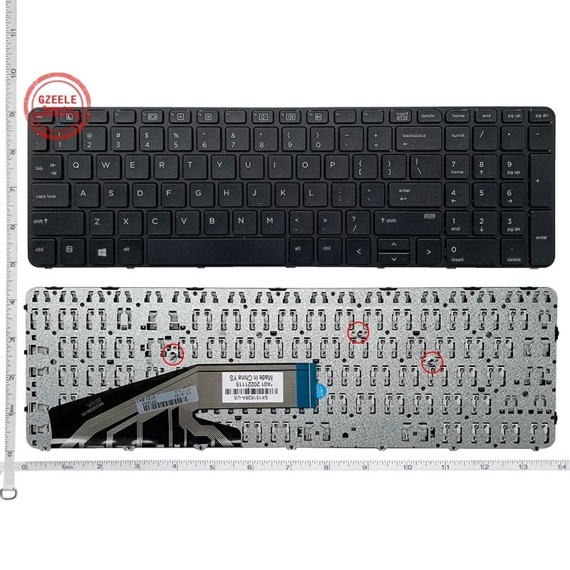 Clavier d'ordinateur portable américain pour HP ProBook 450 G3/450 G4/455 G3/455 G4/470 G3/470 G4 HS
