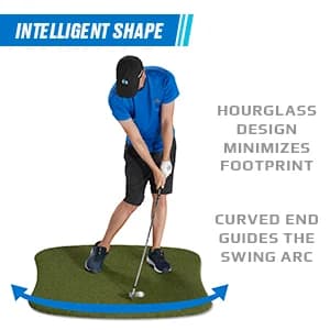 Tapis de frappe de golf pour l'entraînement et la pratique des golfeurs de tous niveaux