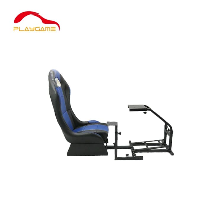 Chaise de jeu vidéo de course, simulateur de course pour volants et pédales Thrustmaster Fanatec