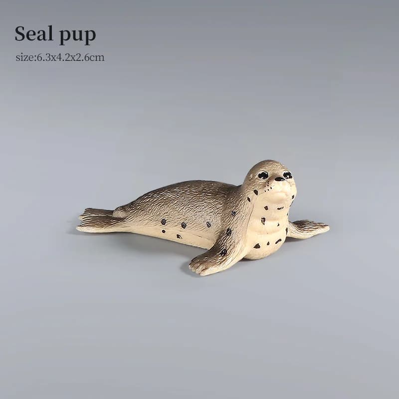Figurines d'action de Simulation d'animaux de la vie marine de l'océan-mouac lamantin Lion de mer jo