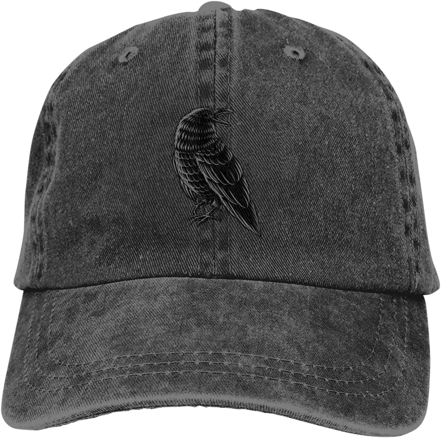 Casquettes de baseball unisexes Black Raven, chapeau de cowboy, casquette vintage ajustable, mode, t
