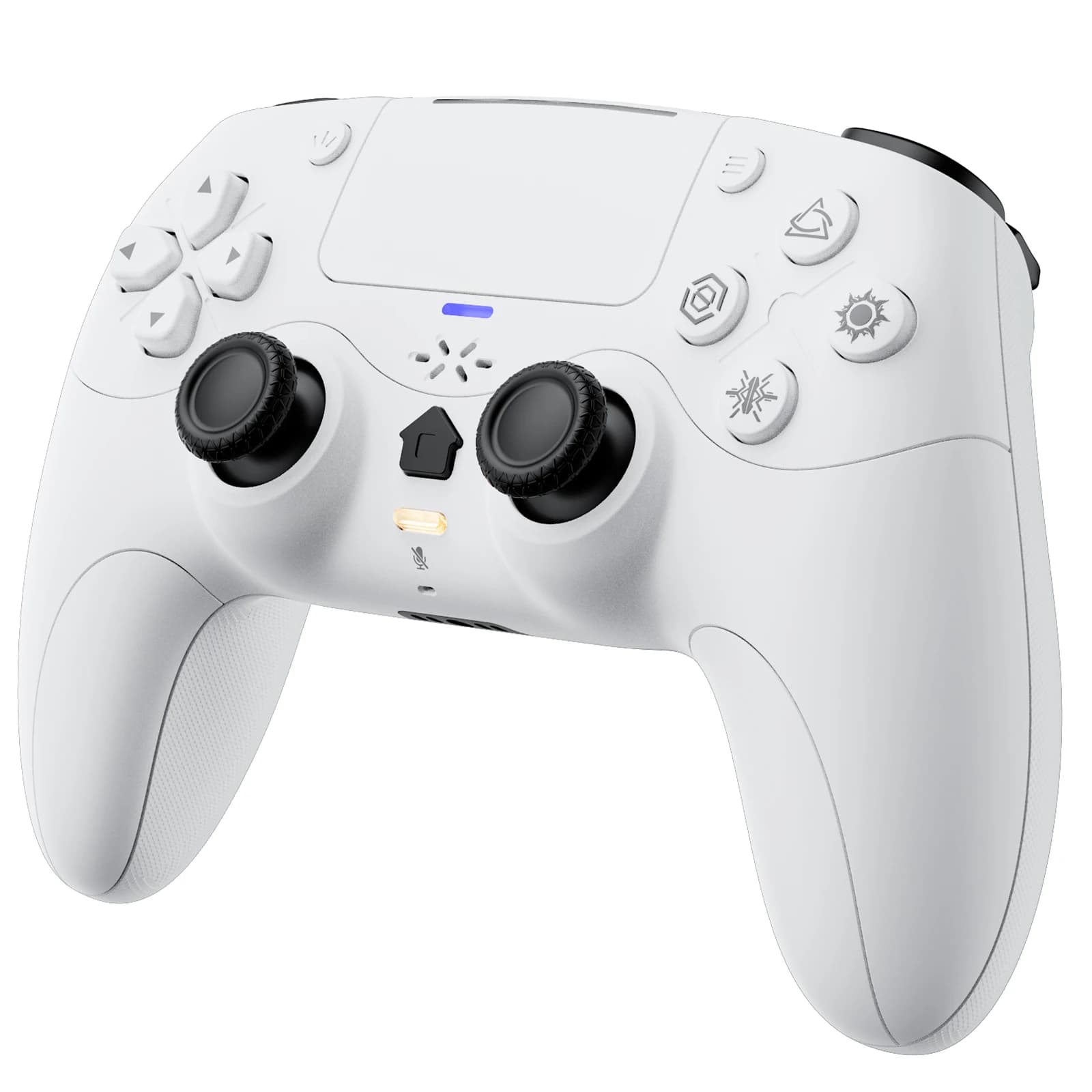 Manette de jeu adaptative pour Playstation 5/PS5/PC avec retour haptique, double vibration, fonction