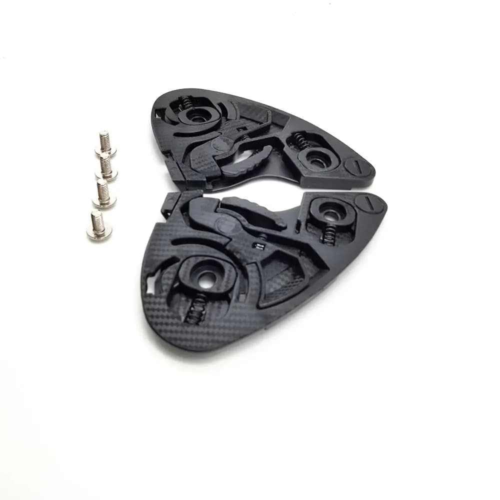 Paire de bases de visière de casque de moto pour Shoei Z7/X14/CWR1/Xspirit/RF1200/NXR