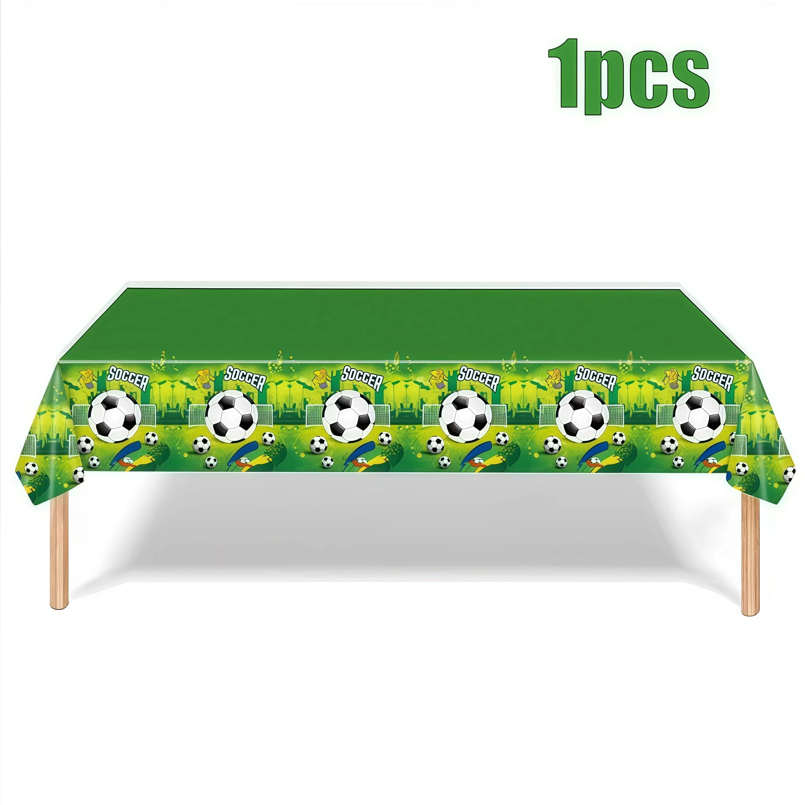 Nappe de fête de Football, décoration de fête rectangulaire, couverture de Table de Football pour en