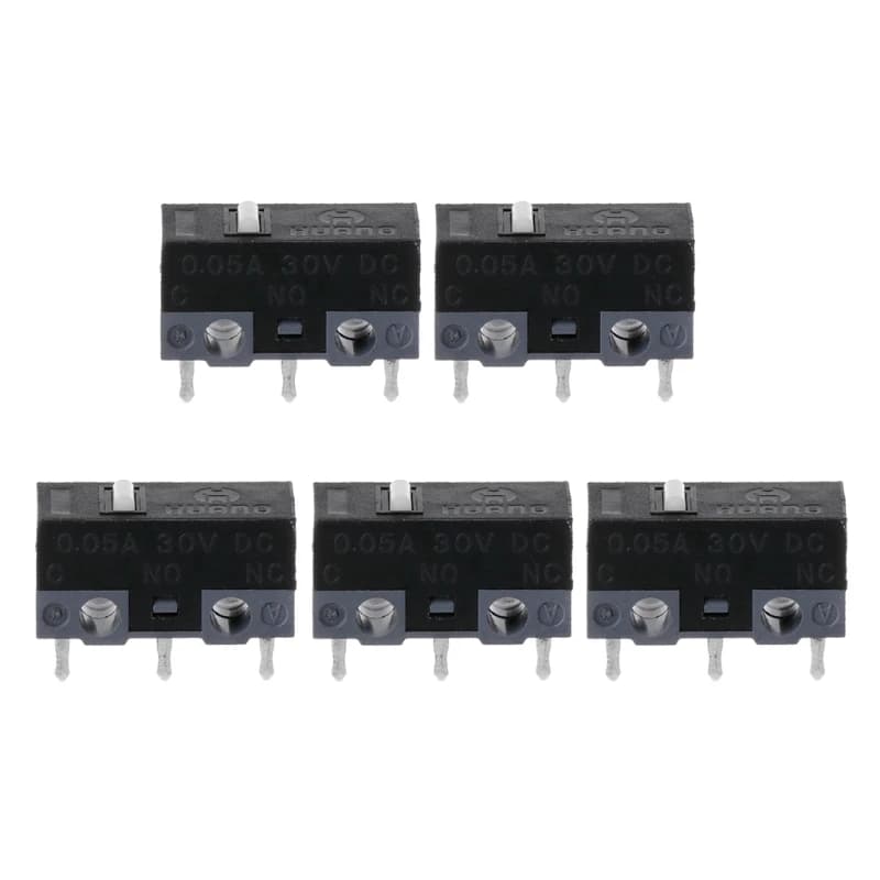 Micro boutons de souris Huano d'origine, micro interrupteurs, 10m de clics, 5 pièces