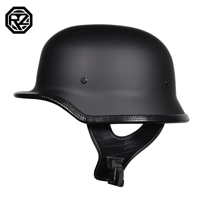 ORZ-309-casque de soldat rétro demi-casque moto homme et femme moto personnalité louche allemande ca
