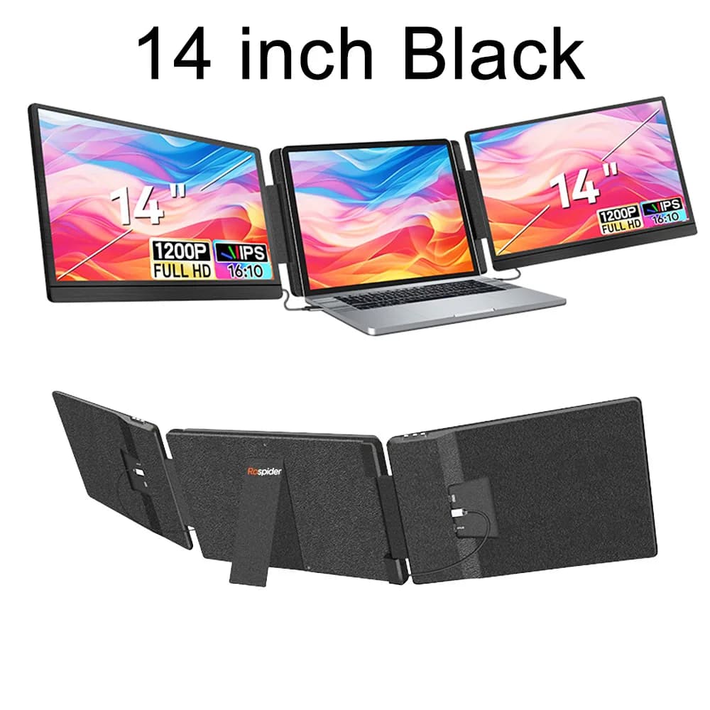 Extension double écran FHD IPS, écran de jeu Portable LCD rétroéclairé, haute définition pour la pro