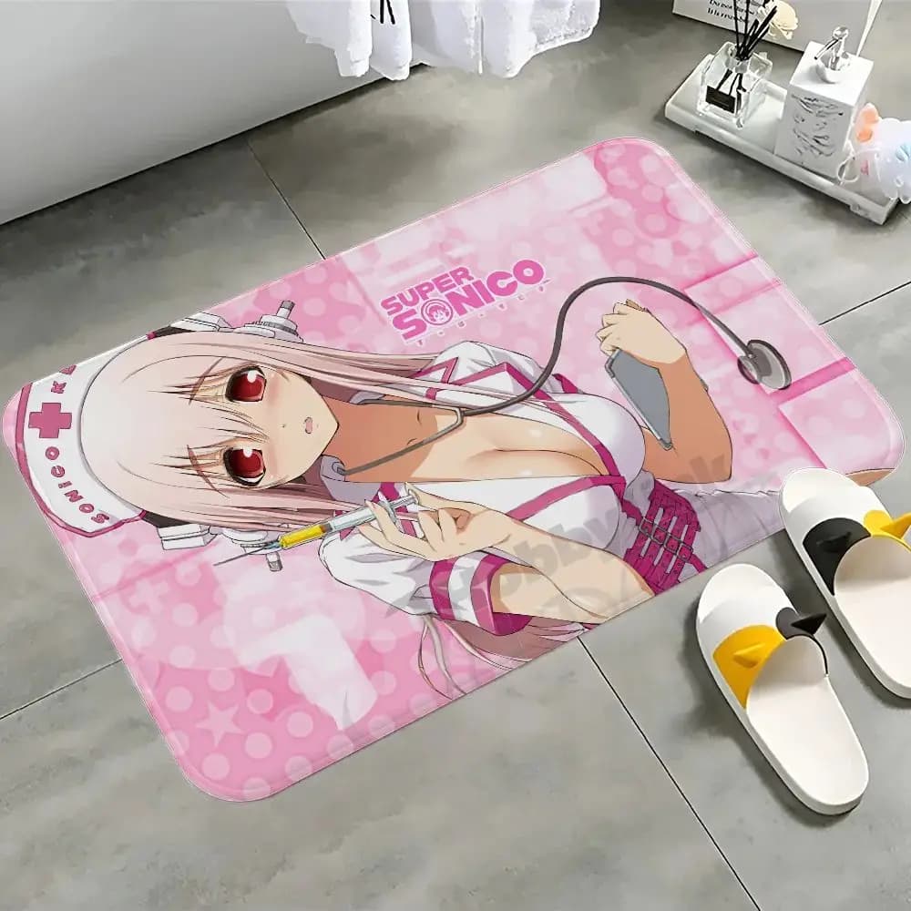 VIKAMA – tapis lavable imprimé dessin animé mignon, antidérapant, doux, pour chambre de filles, salo
