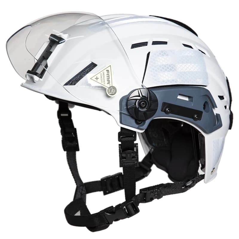 Casque de sauvetage d'urgence FMA EX SAR, casque de protection léger et réglable, noir