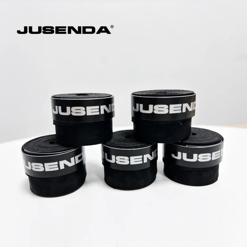 JUSENDA – surgrip de raquette de Tennis Original, 5 pièces, poignées antidérapantes, bande d'absorpt