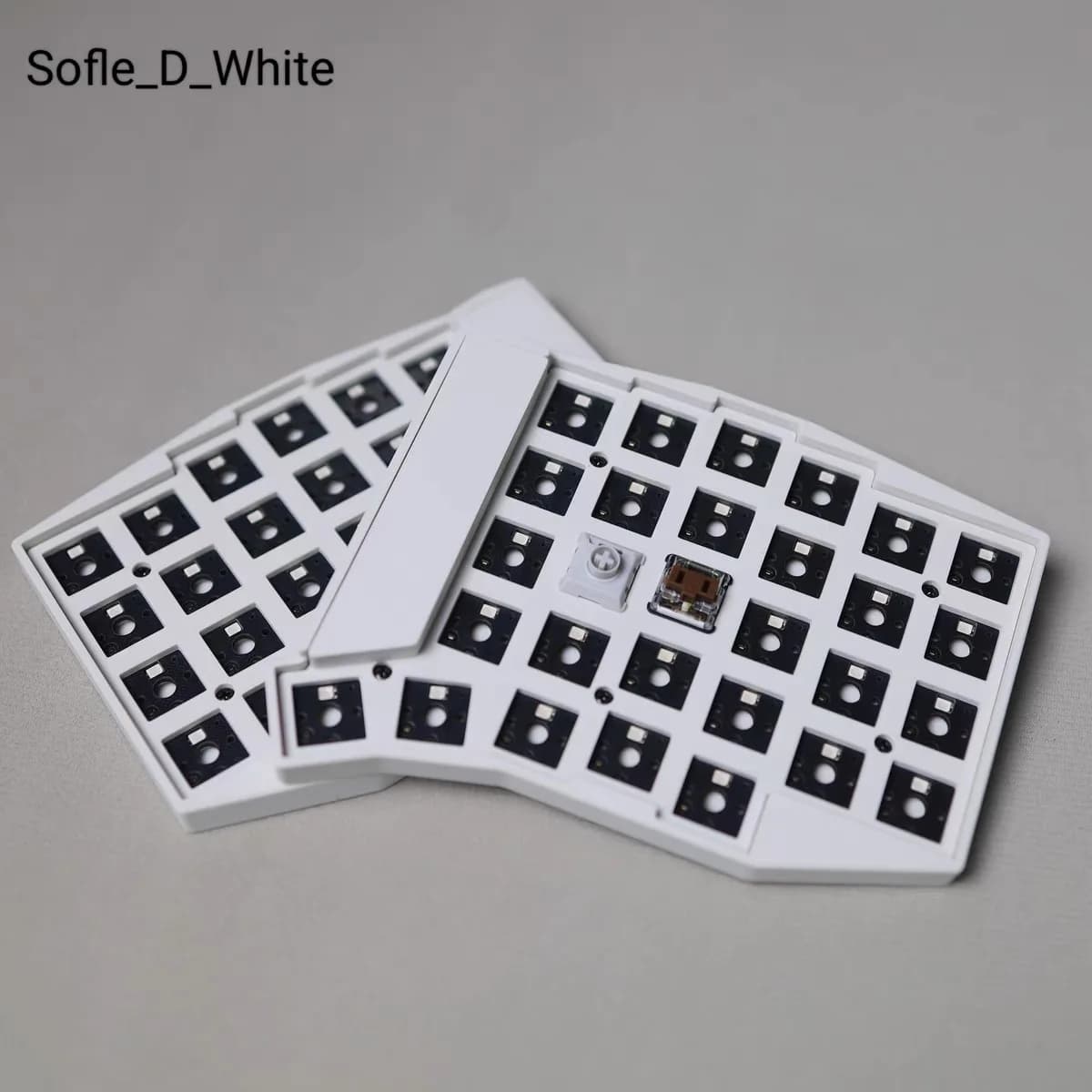 Clavier fendu sans fil, nouveau Joystick à rouleau sans fil Sofle 58 touches ZMK Choc, interrupteur