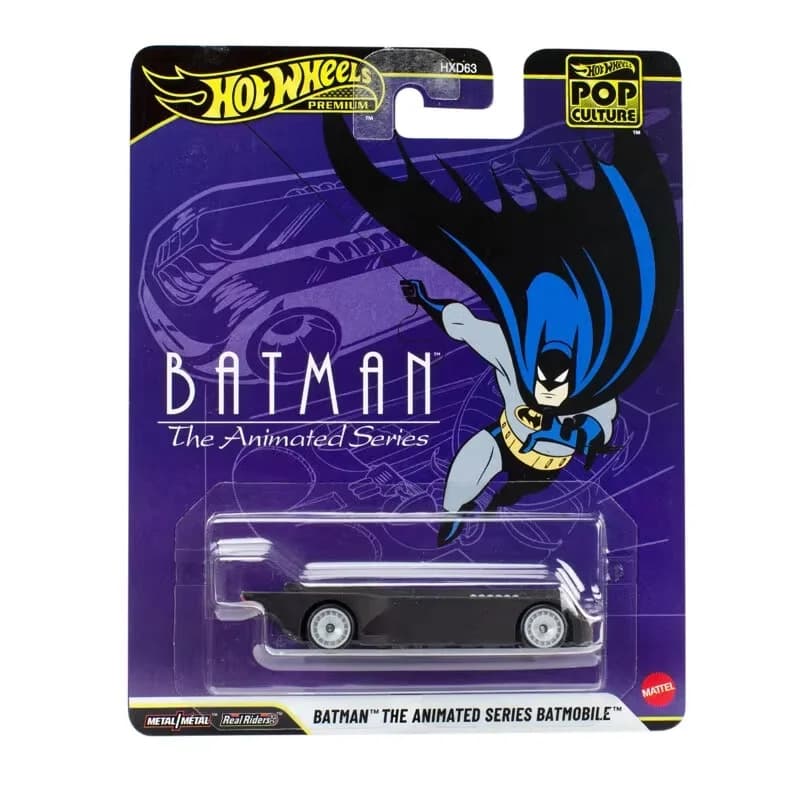 Hot Wheels Premium Pop Culture Batman la série animée Batmobile 1:64 échelle moulé sous pression mod