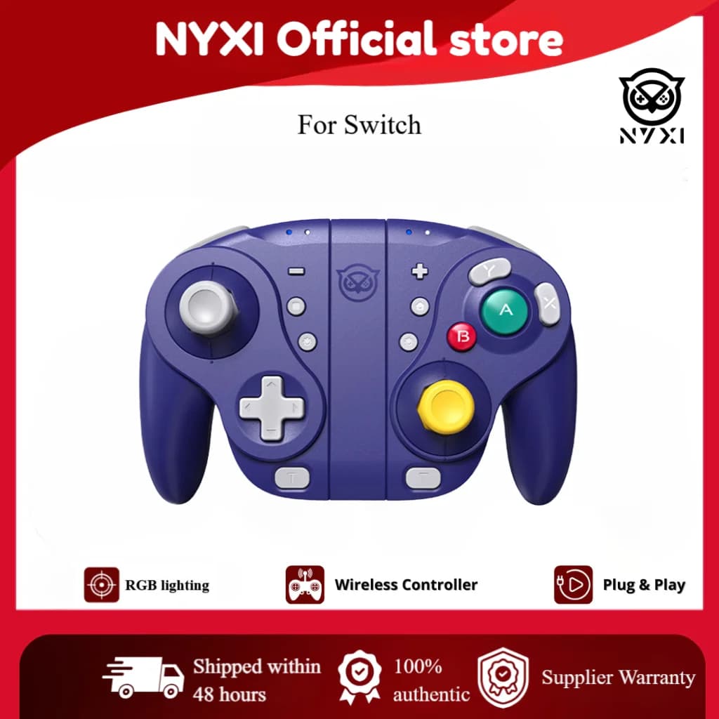 NYXI Wizard Joy-pad sans fil pour Nintendo Switch Switch 2 Switch OLED Switch Lite - Manettes de jeu
