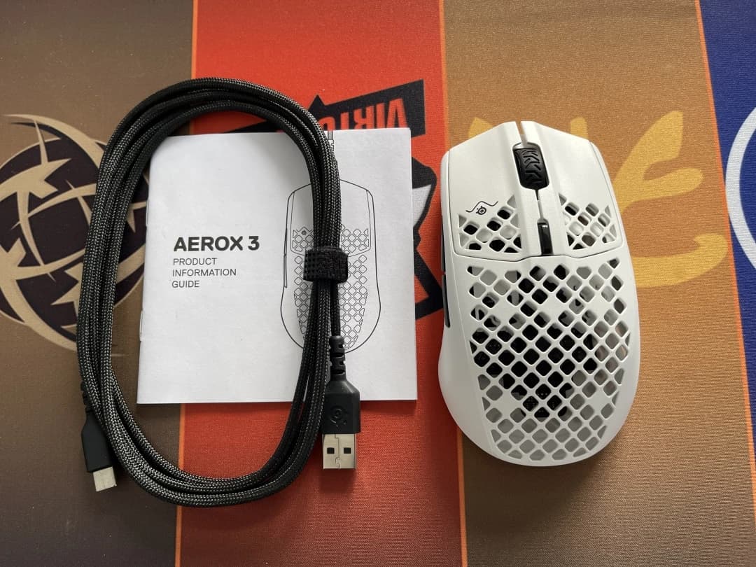 STEELSERIES-Souris de jeu AEROX 3 filaire, capteur optique TrueMove, ultra légère, super rapide, ave