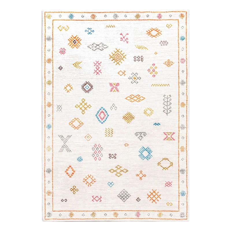 Tapis de Style marocain pour salon et chambre à coucher, en peluche, épais, doux, pour la maison