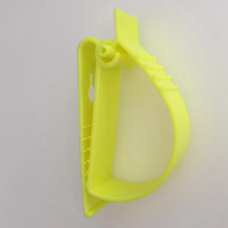 Pince de sécurité multifonctionnelle POM, pinces pour casque, protège-oreilles, porte-clés, clips de