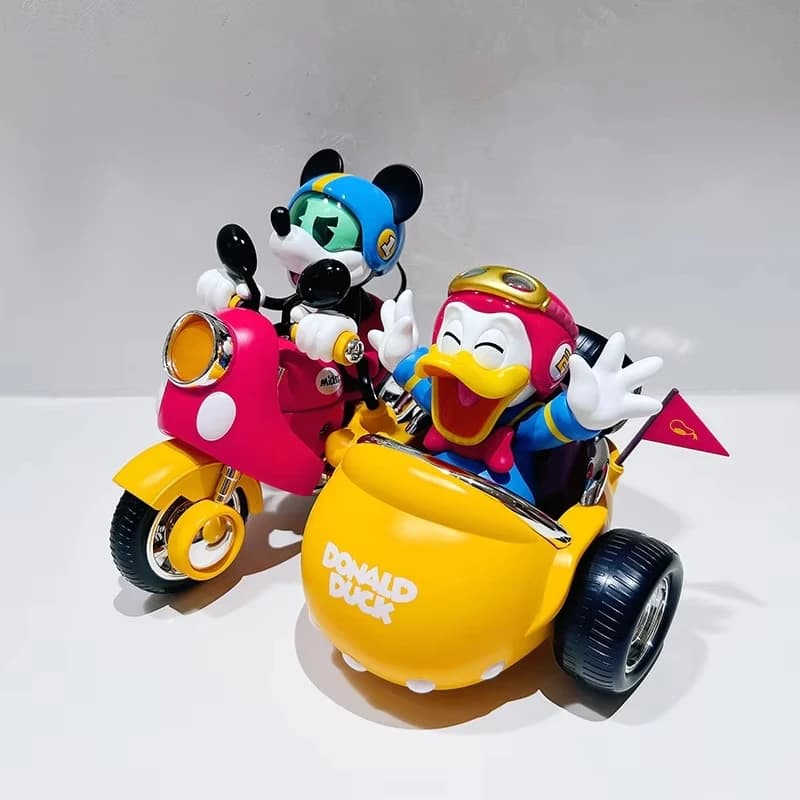 En stock 52TOYS Tom & Jerry 1/12 Série animée classique Moto rétro exquise Chat et Souris 18CM Modèl