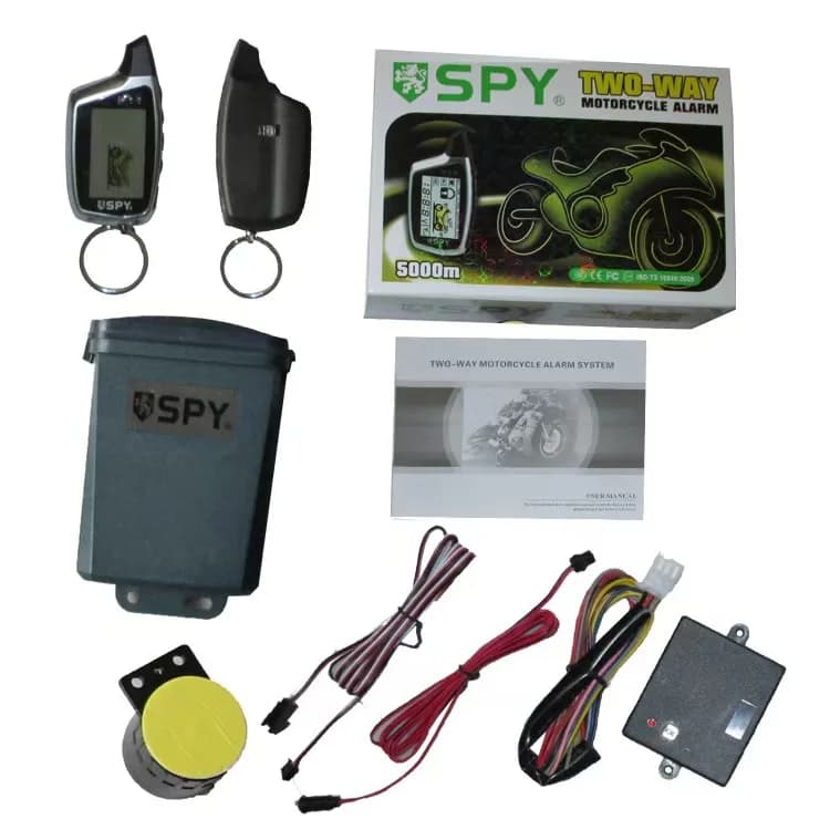 Accessoires anti-vol pour moto, système d'alarme bidirectionnel pour moto 12V