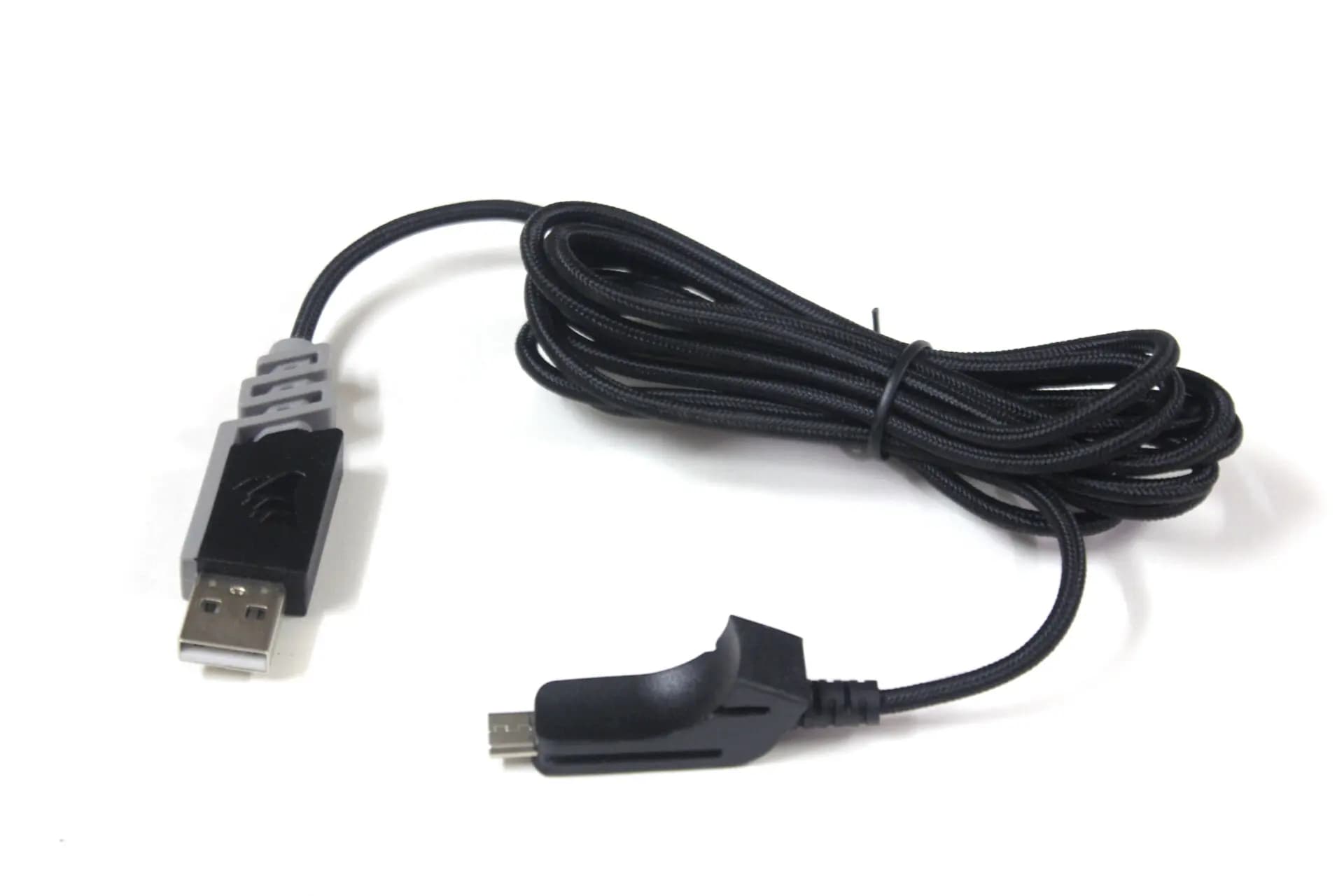Câble de chargement USB, ligne tressée en Nylon Durable pour souris de jeu sans fil Corsair Harpoon