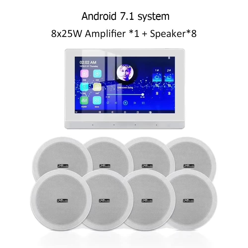 Système Audio intelligent, amplificateur de son pour Home cinéma, écran mural, WiFi, Bluetooth, conf