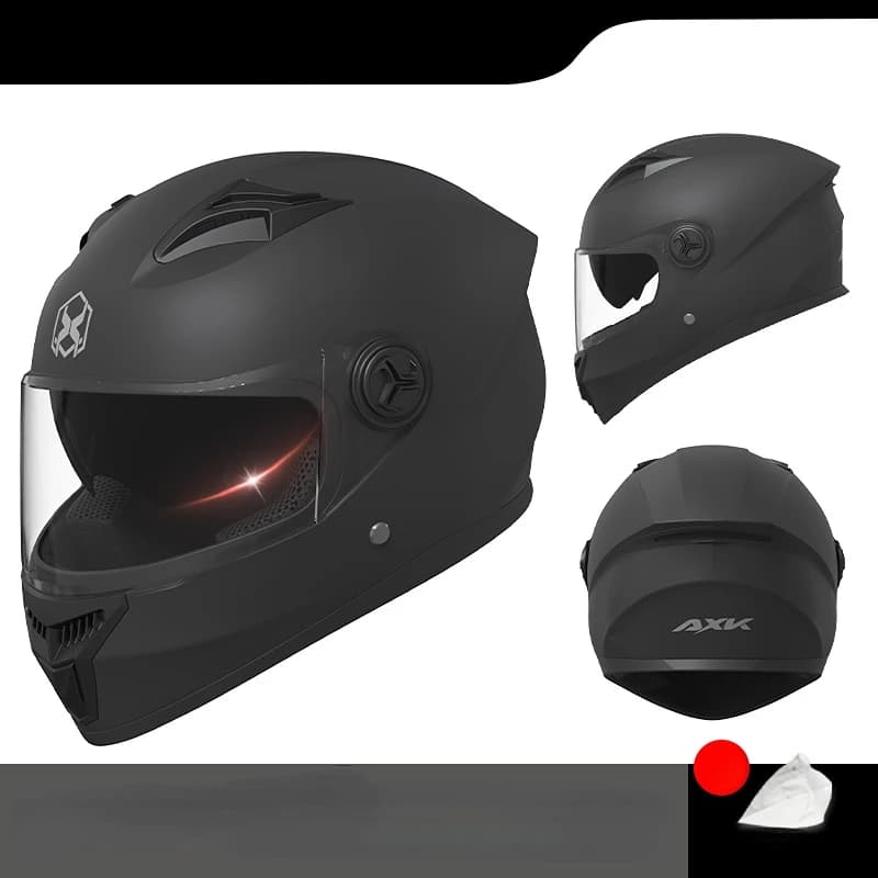 Casque de moto à double visière, casques de course, sécurité unisexe, casque de sport Hurbike, intég