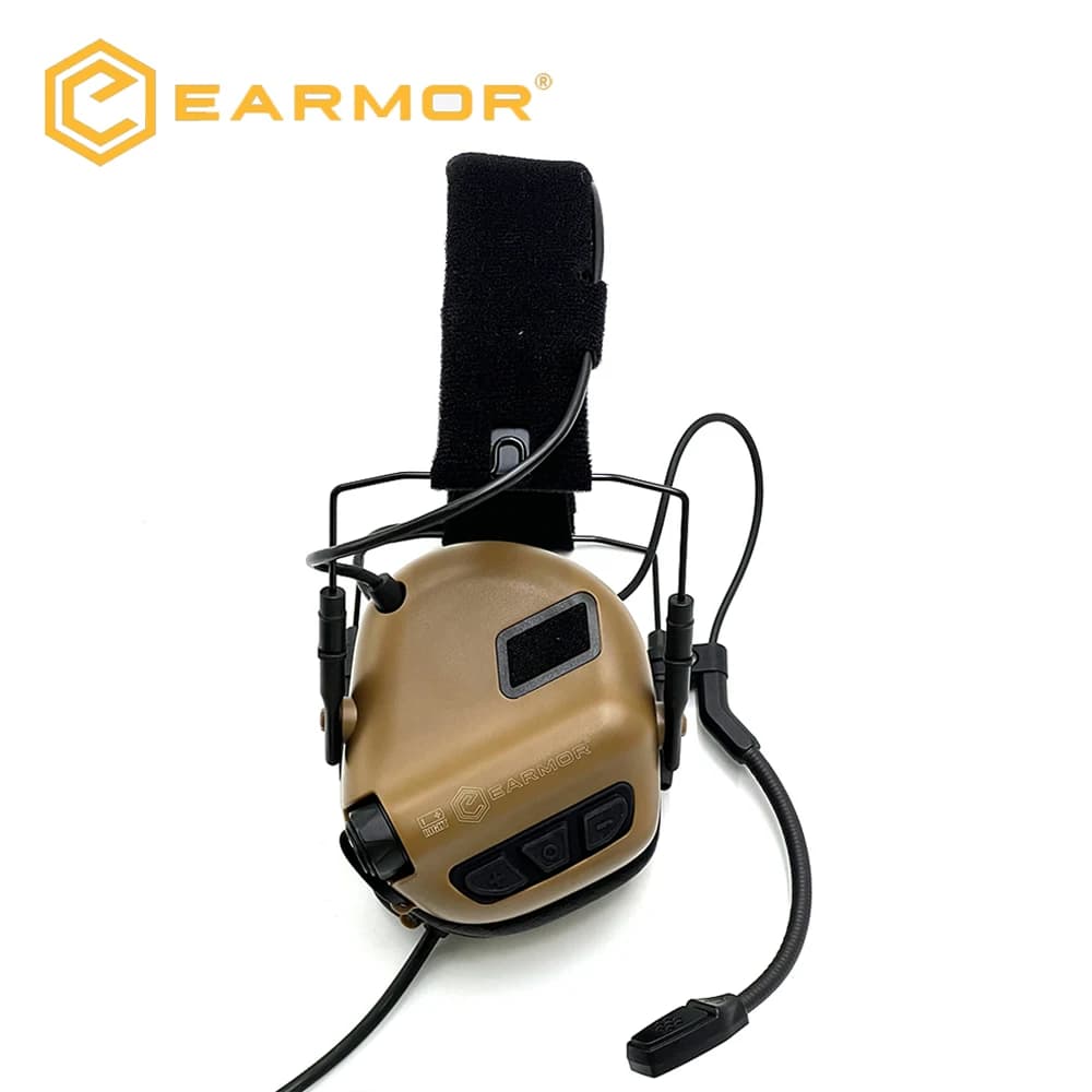 EARMOR M32 SE casque de tir tactique chasse réduction du bruit cache-oreilles avec supports d'arc de