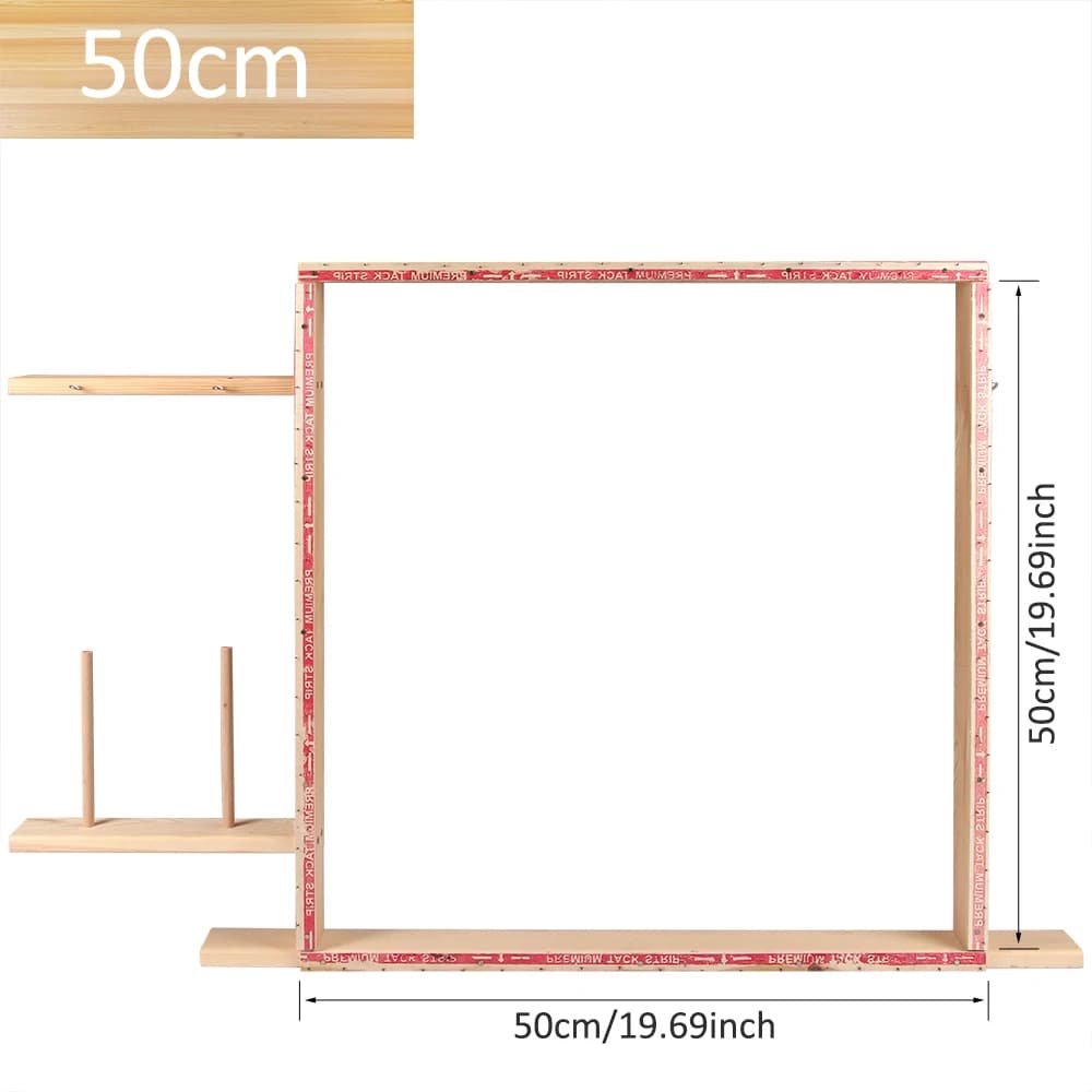 Cadre de touffetage de tapis, Kit de cadre de fabrication de tapis en bois, pistolet à tapis électri