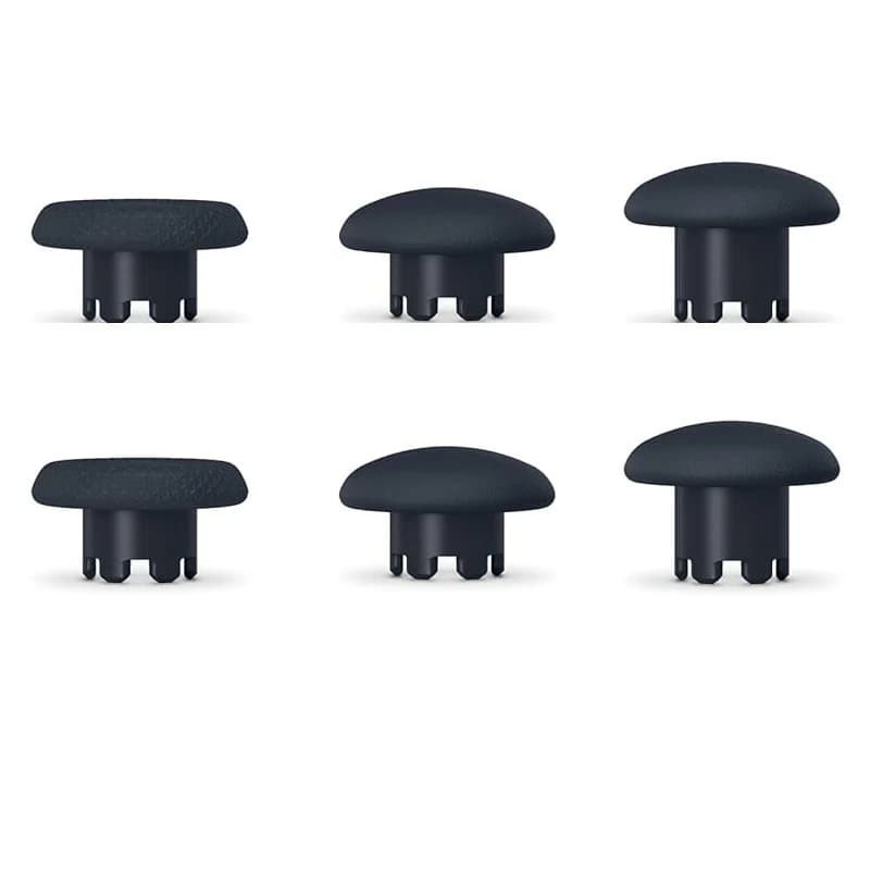 Pour PS5 Edge Dualsense contrôleur remplacement manettes manettes poignée et 4 palettes noir