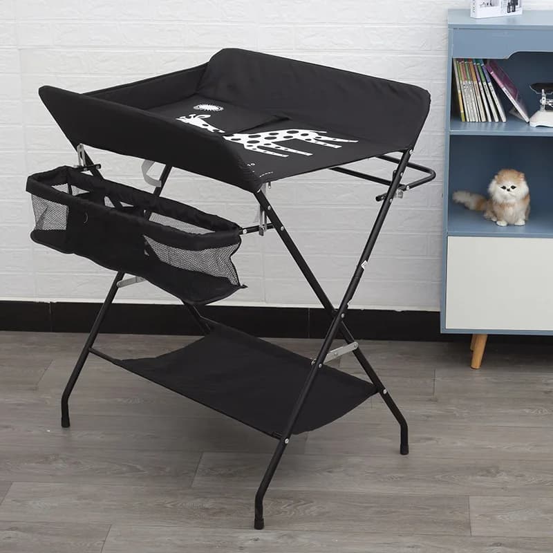 AnGku Table à langer multifonctionnelle pour bébé Table à langer pliable hauteur réglable pour Table