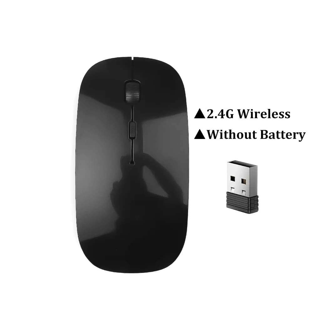 Souris sans fil Bluetooth 5.2, 2.4 ghz, Rechargeable, double Mode, pour jeu, silencieuse, 1600 DPI,