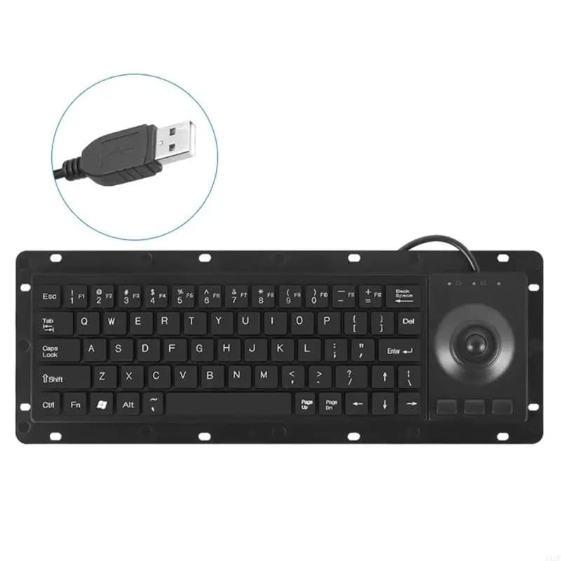 Claviers USB industriels avec pavé haute durabilité pour les médecins les systèmes sécurité, 1 pièce